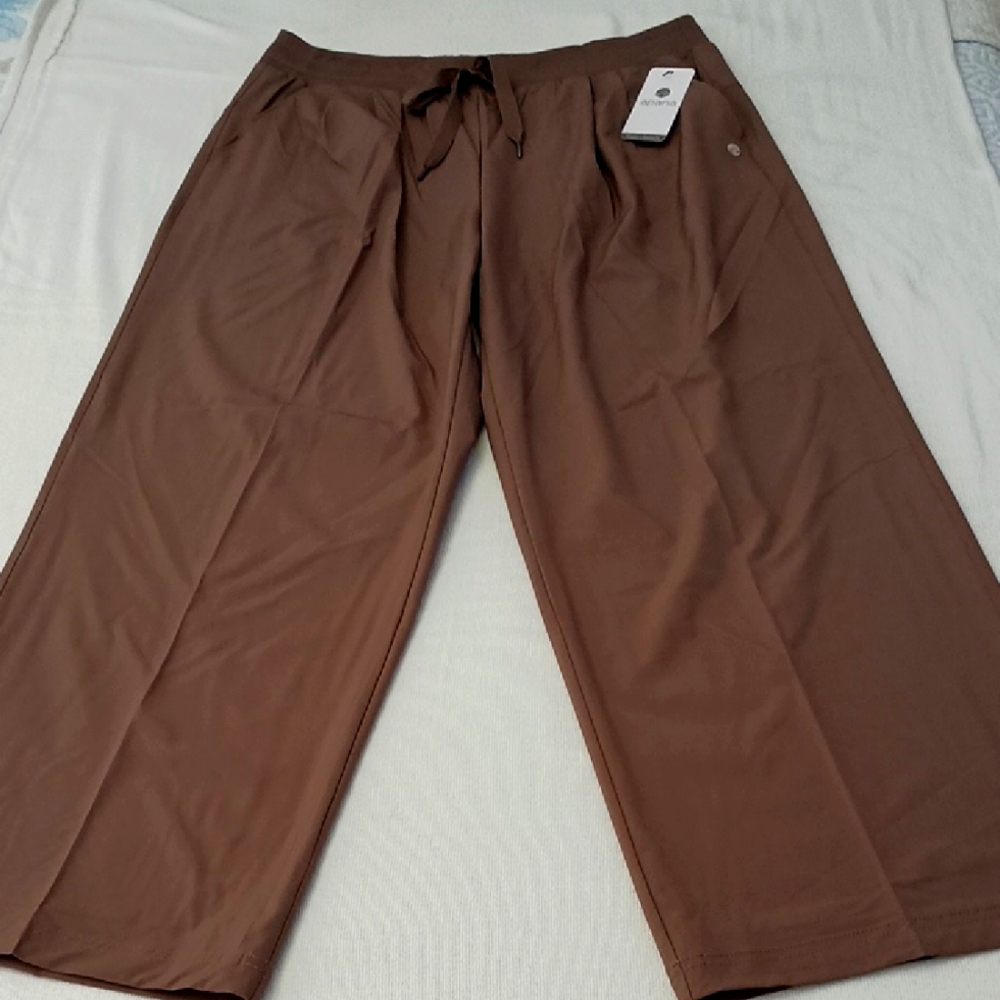 Apana Taupe Comfortable Yoga Pants